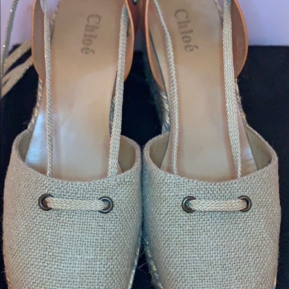 CHLOE lace up espadrilles - Picture 2 of 8